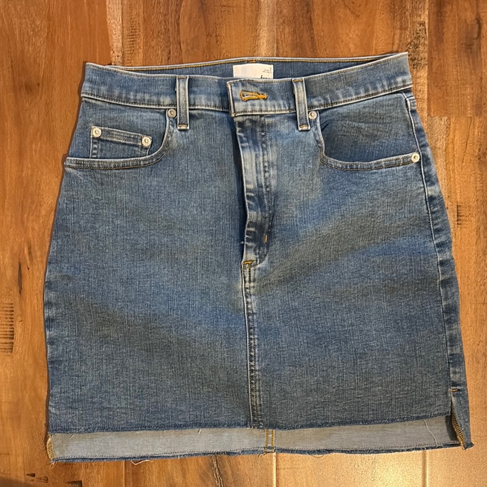 Blue Denim Skirt